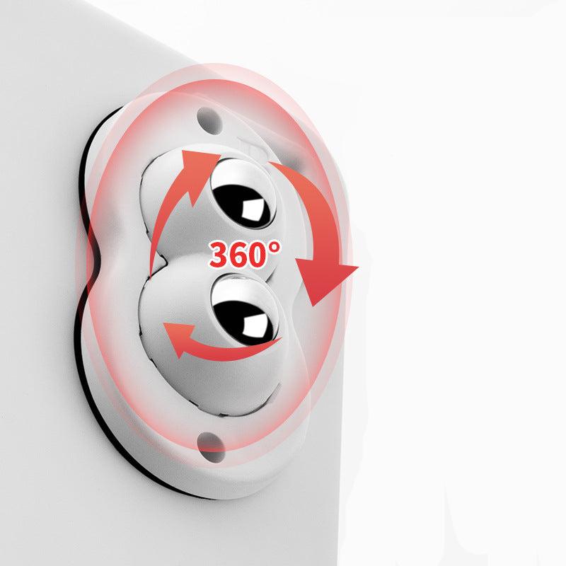 Self-Adhesive Universal Caster Wheels (4-Pack)