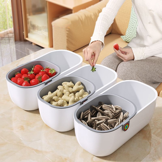 Dual-Layer Snack Bowl