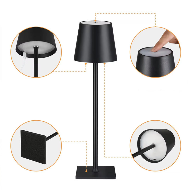 Sleek Rechargeable LED Table Lamp