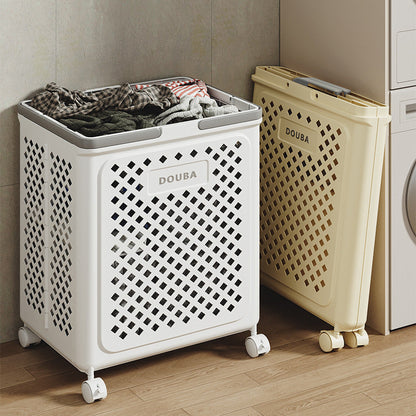 Collapsible Laundry Hamper With Wheels