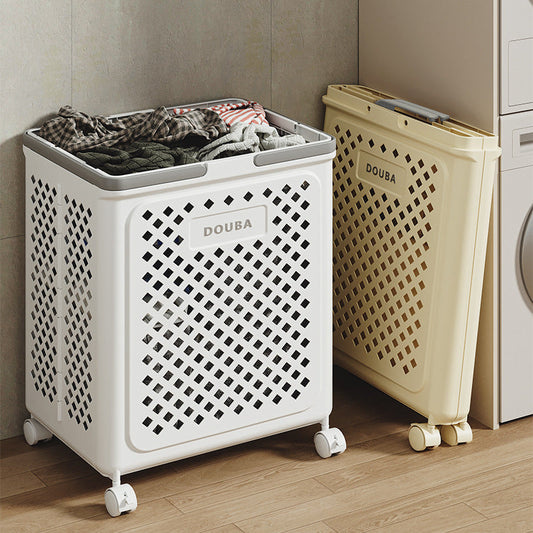 Collapsible Laundry Hamper With Wheels