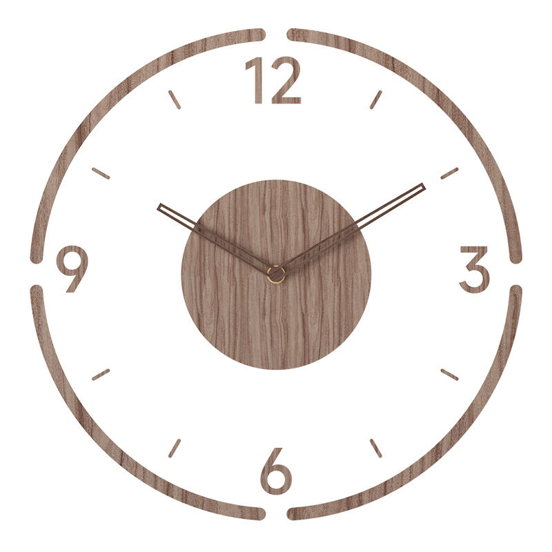 Scandinavian Style Wooden Wall Clock
