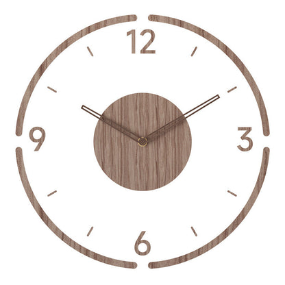 Scandinavian Style Wooden Wall Clock