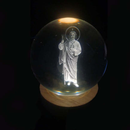 Glowing Moon Crystal Sphere