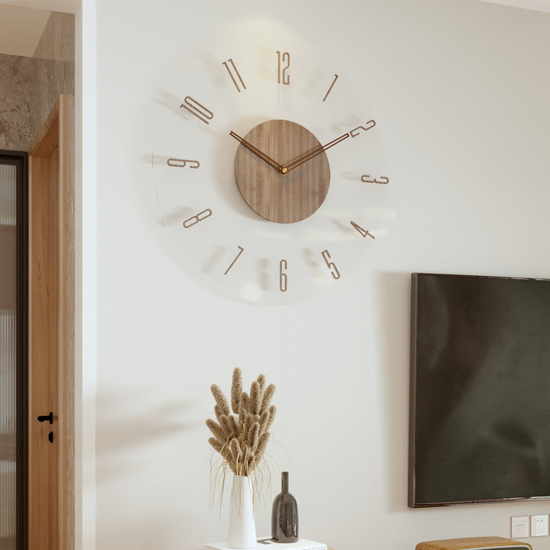 Scandinavian Style Wooden Wall Clock
