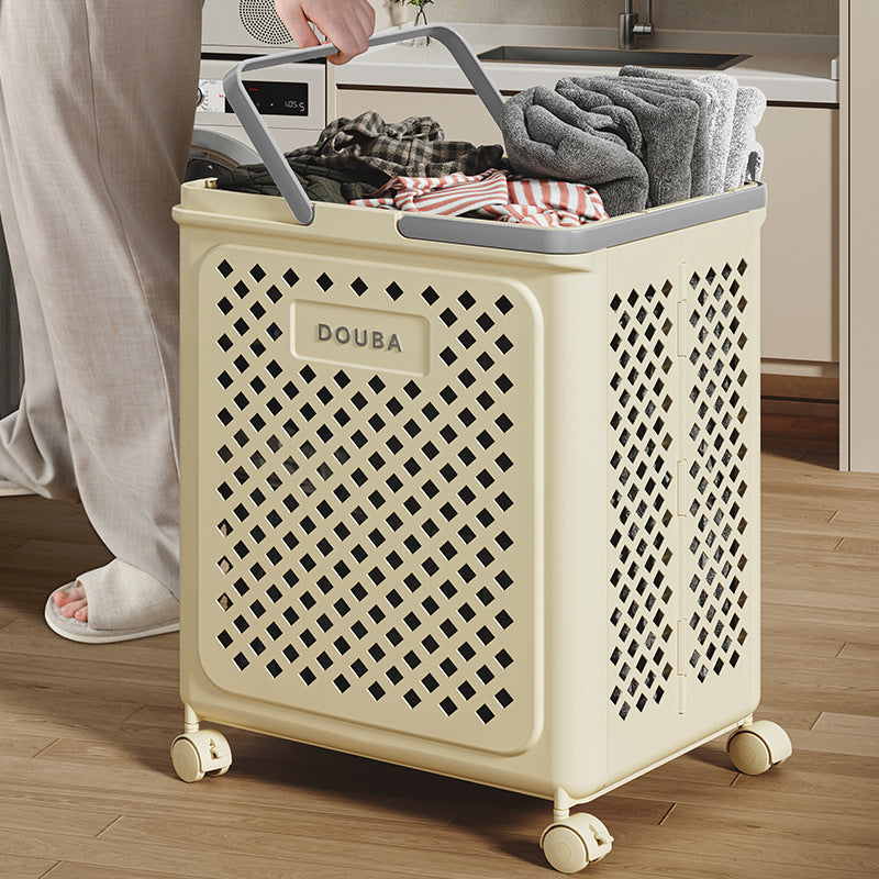 Collapsible Laundry Hamper With Wheels