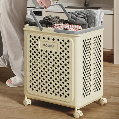 Collapsible Laundry Hamper With Wheels
