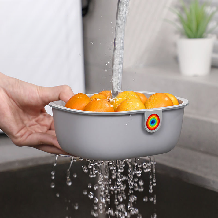 Dual-Layer Snack Bowl