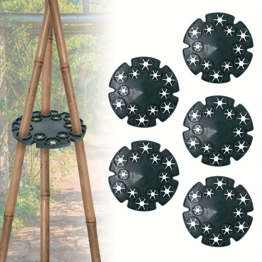 Bamboo Plant Support Ring - Sturdy Climbing Support for Tomatoes and Vining Plants