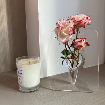 Graceful Acrylic Flower Vase