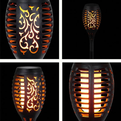 Solar Flickering Flame LED Torches – Outdoor Garden Lights