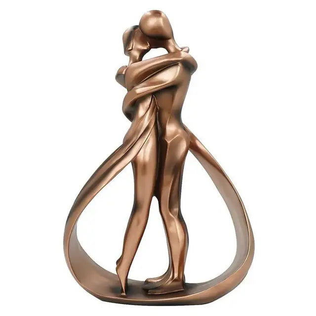 Contemporary Lovers Sculpture – Elegant Representation of Love and Connection