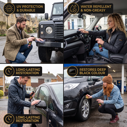 Car Plastic & Trim Restorer with UV Protection