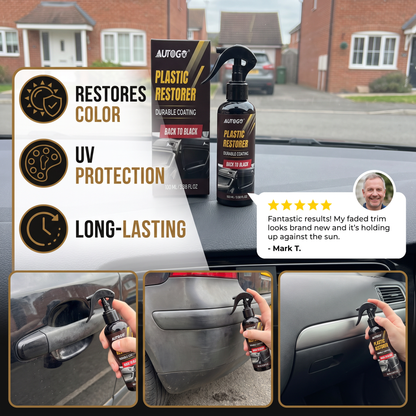 Car Plastic & Trim Restorer with UV Protection