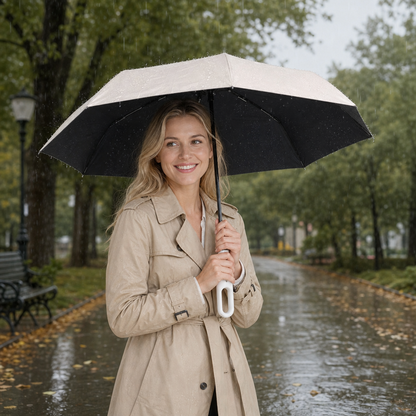 Premium Automatic Folding Umbrella for Sun & Rain – Compact & Windproof