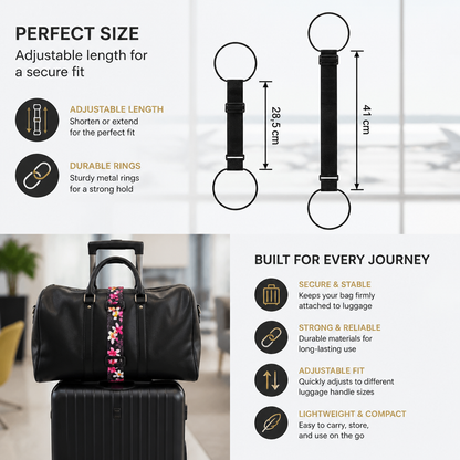 Adjustable Luggage Connector Strap