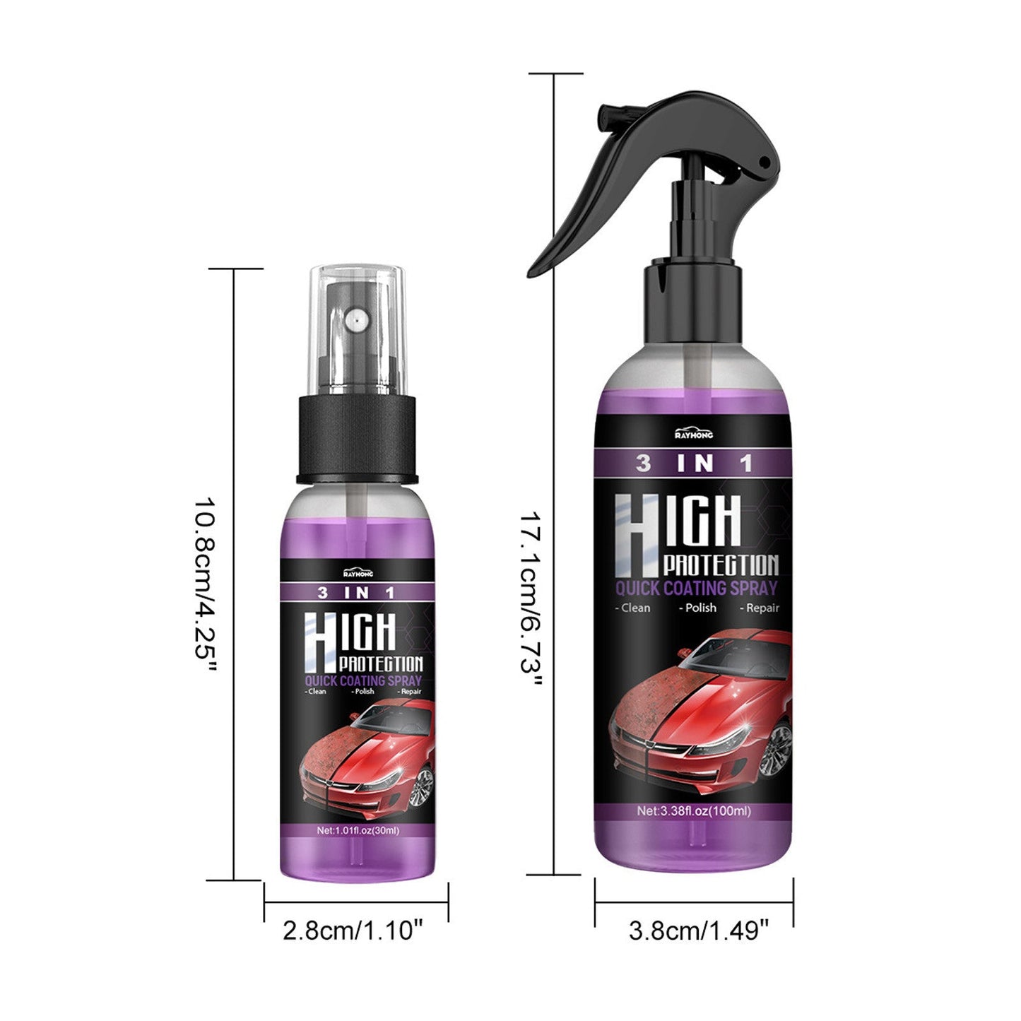 ShineShield 3-in-1 Car Spray