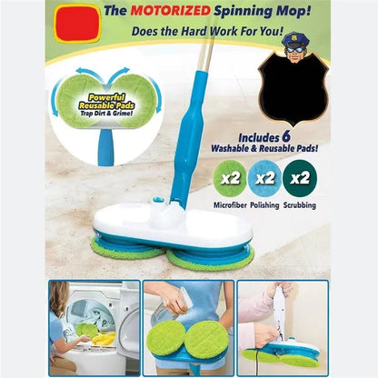 Cordless Electric Floor Mop with Reusable Pads – Easy and Efficient Cleaning