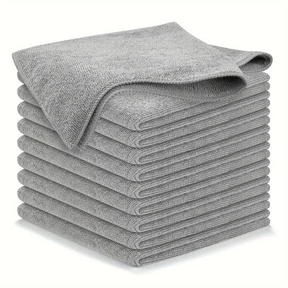 Premium Microfibre Cleaning Cloth Set – 10 Pieces for Streak-Free Shine