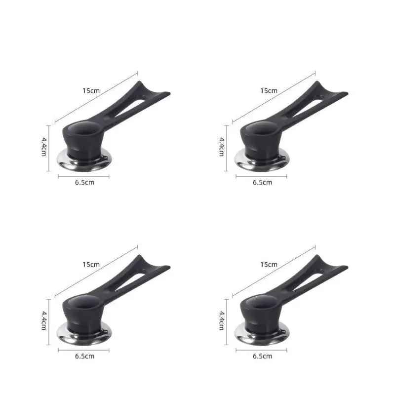 Wooden Pot Lid Handle with Stainless Steel Base