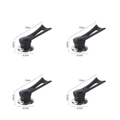 Wooden Pot Lid Handle with Stainless Steel Base