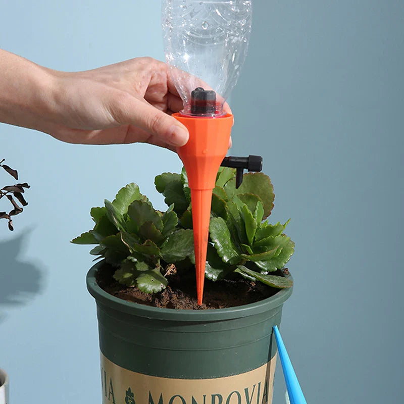 Automatic Plant Watering Spike - Drip Irrigation System for Bottles and Garden Plants