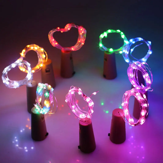 LED Bottle Lights – Decorative Wire Fairy Lights for Creative DIY Projects and Lighting
