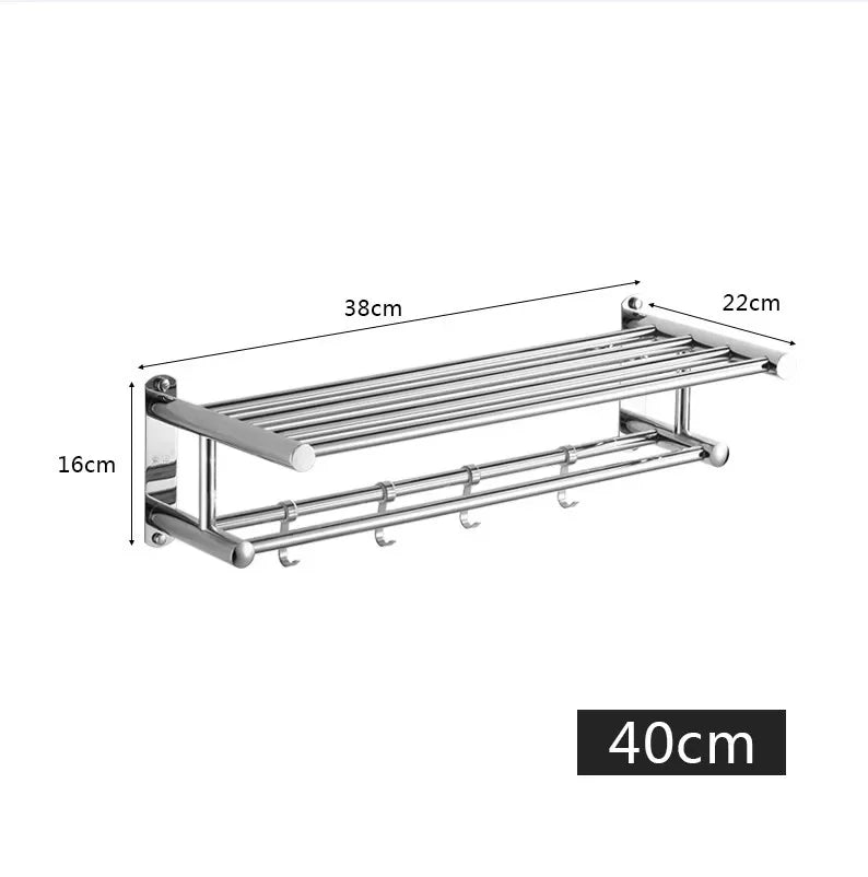 Durable Stainless Steel Towel Rack for Modern Bathrooms