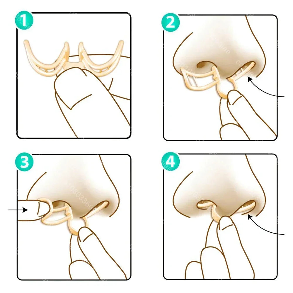 Ergonomic Anti-Snoring Clip For Peaceful Sleep
