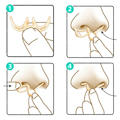 Ergonomic Anti-Snoring Clip For Peaceful Sleep
