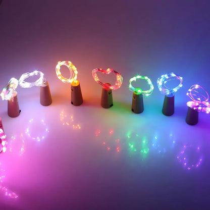 LED Bottle Lights – Decorative Wire Fairy Lights for Creative DIY Projects and Lighting