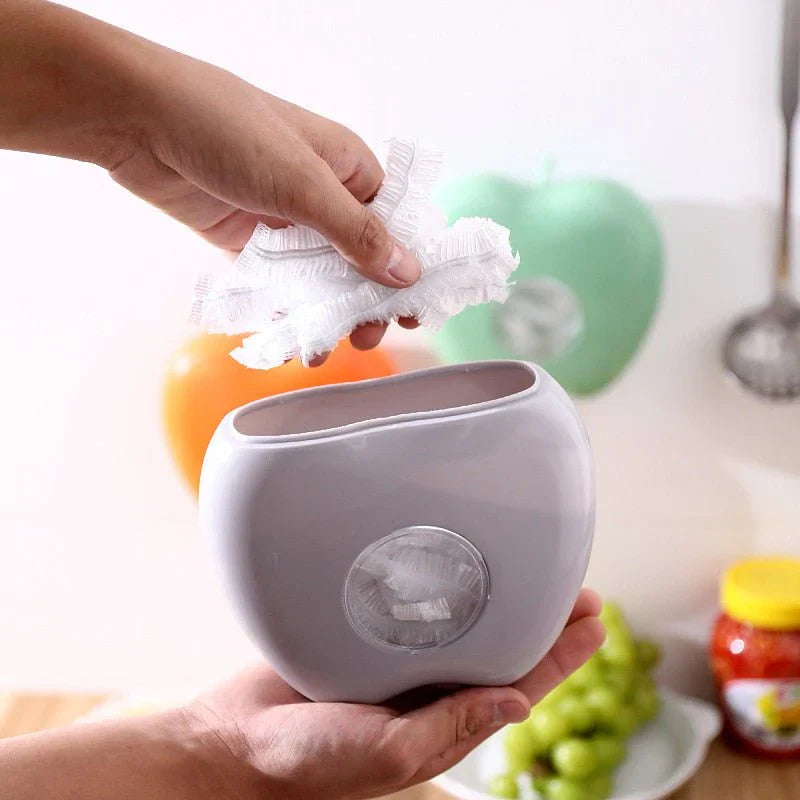 Apple Cling Film Dispenser – Tear-Resistant Wrap Holder