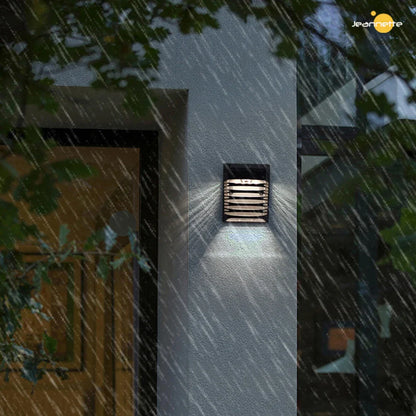 Solar LED Wall Lamp – Outdoor Solar-Powered Lighting for Garden and Patio Decoration