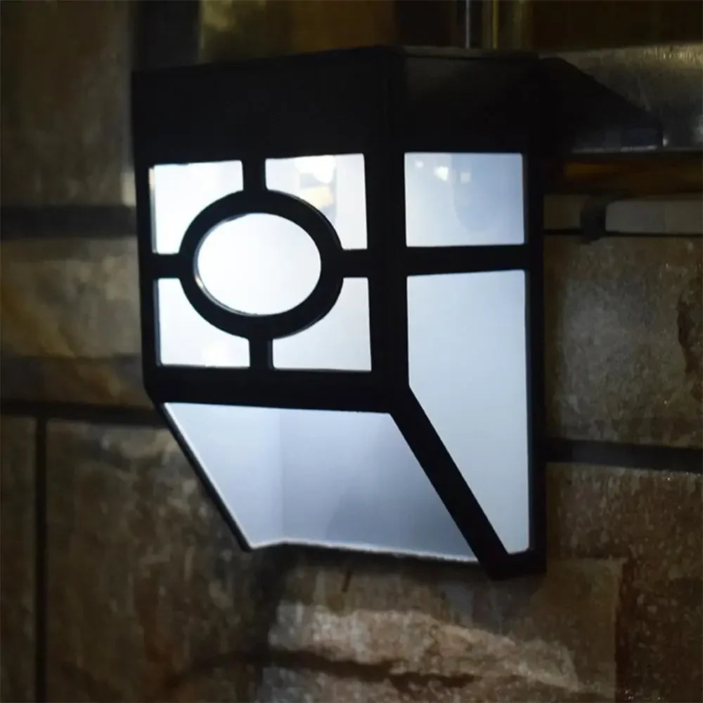 Modern LED Solar Wall Light - Stylish Outdoor Lighting for Garden and Terrace