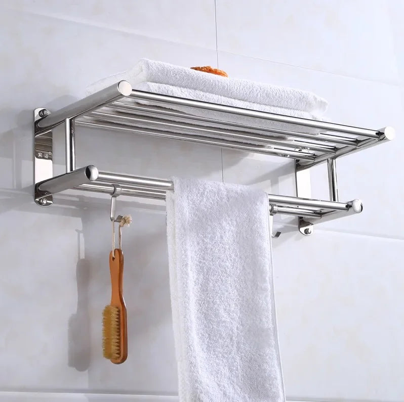 Durable Stainless Steel Towel Rack for Modern Bathrooms