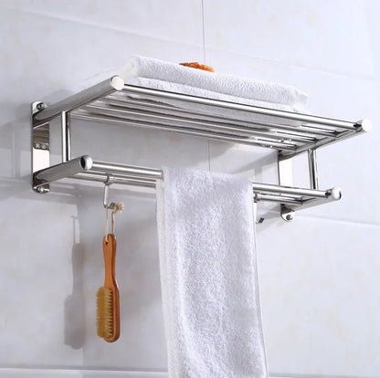 Durable Stainless Steel Towel Rack for Modern Bathrooms