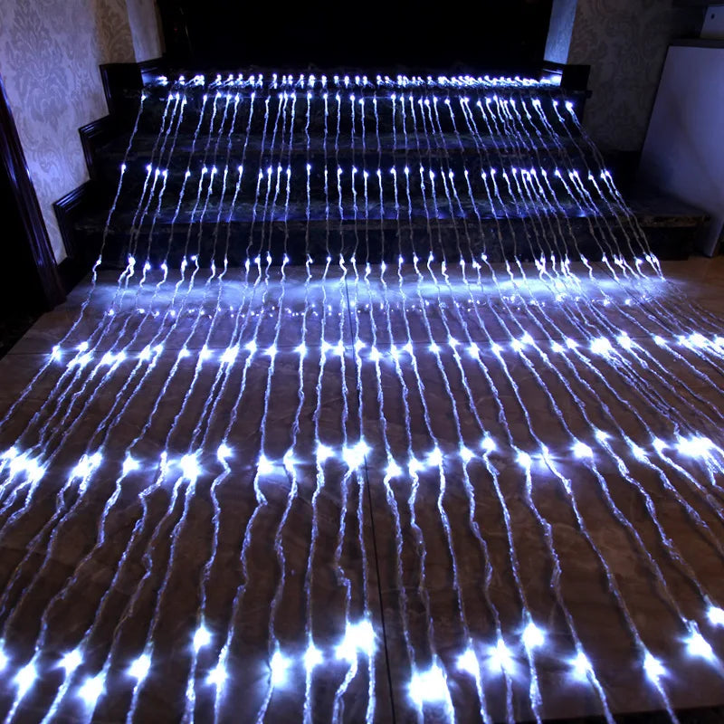 Led Light Curtain with Colour Change - Decorative Fairy Lights for Windows , Walls and Parties