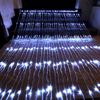 Led Light Curtain with Colour Change - Decorative Fairy Lights for Windows , Walls and Parties