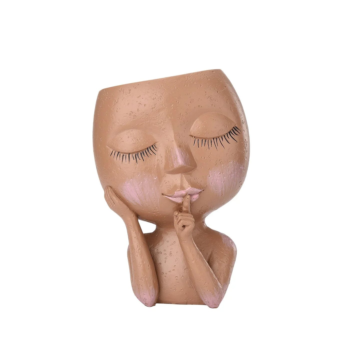 Creative Decorative Flower Pot with Face – Unique Plant Pot for Houseplants and Succulents