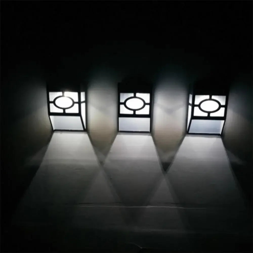 Modern LED Solar Wall Light - Stylish Outdoor Lighting for Garden and Terrace