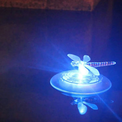 Solar Garden Lights with Butterfly and Dragonfly – Color-Changing LED Pond Ornaments