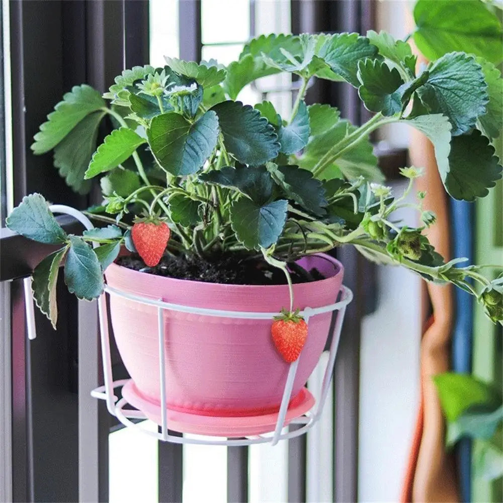 Durable Planter Stand – Metal Frame Holder for Balconies and Patios