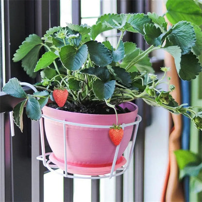Durable Planter Stand – Metal Frame Holder for Balconies and Patios