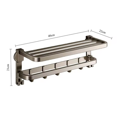Self-Adhesive Suction Cup Towel Holder