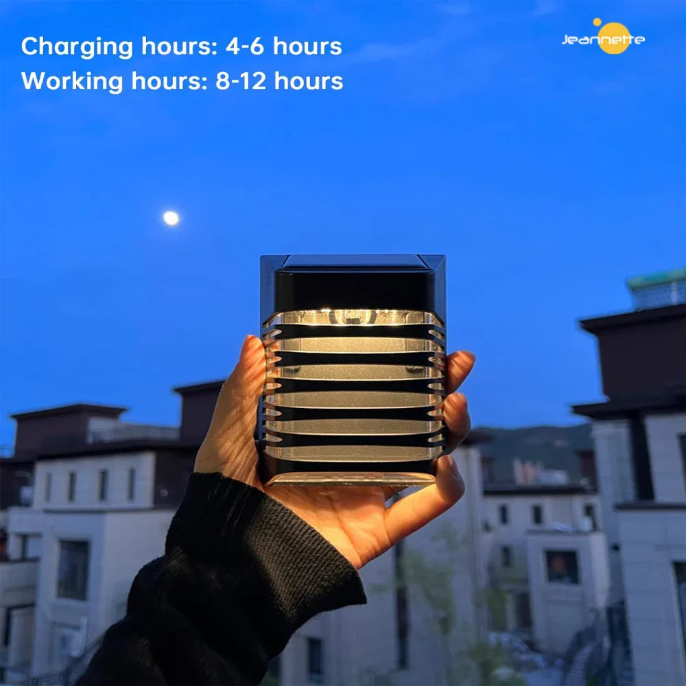 Solar LED Wall Lamp – Outdoor Solar-Powered Lighting for Garden and Patio Decoration