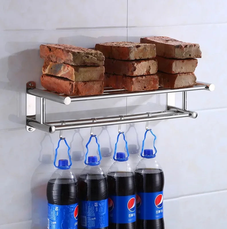 Durable Stainless Steel Towel Rack for Modern Bathrooms
