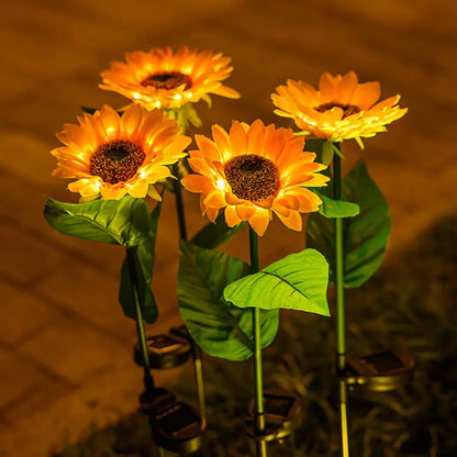 Waterproof Solar Sunflower Garden Light – Outdoor Patio Decoration with LED