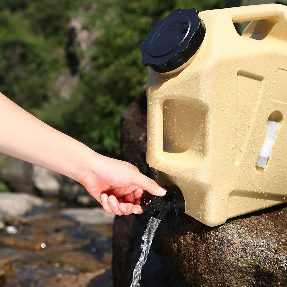 12L Portable Water Canister with Tap – Outdoor Camping Essential
