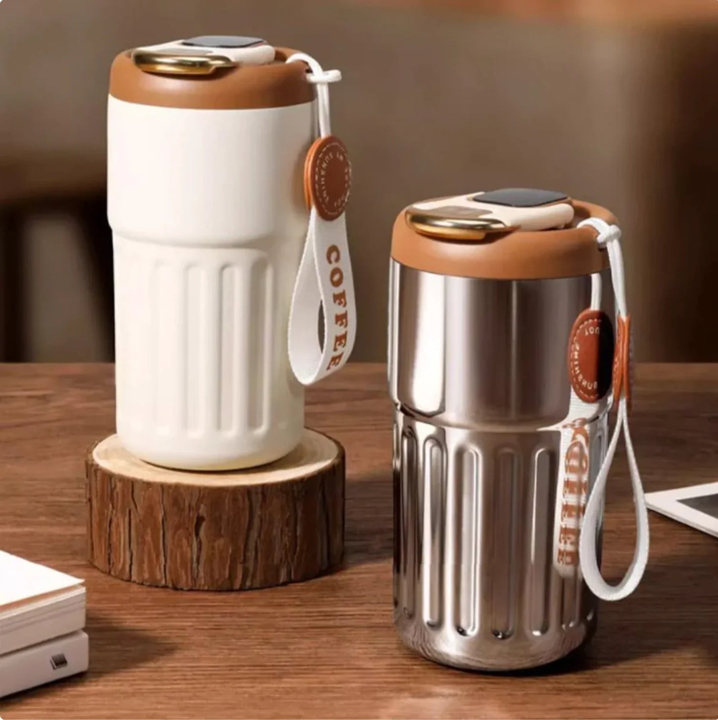 Digital Temperature Display Thermo Mug – 410ml Compact Mug for Hot and Cold Beverages