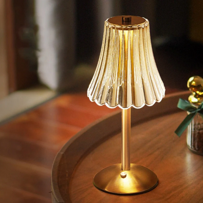 Wireless Retro LED Table Lamp | USB Rechargeable & Elegant Design